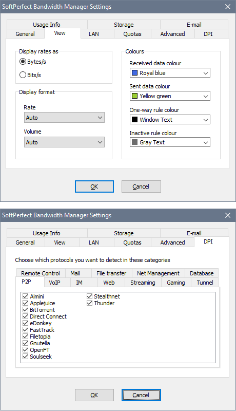 soft perfect bandwidth manager