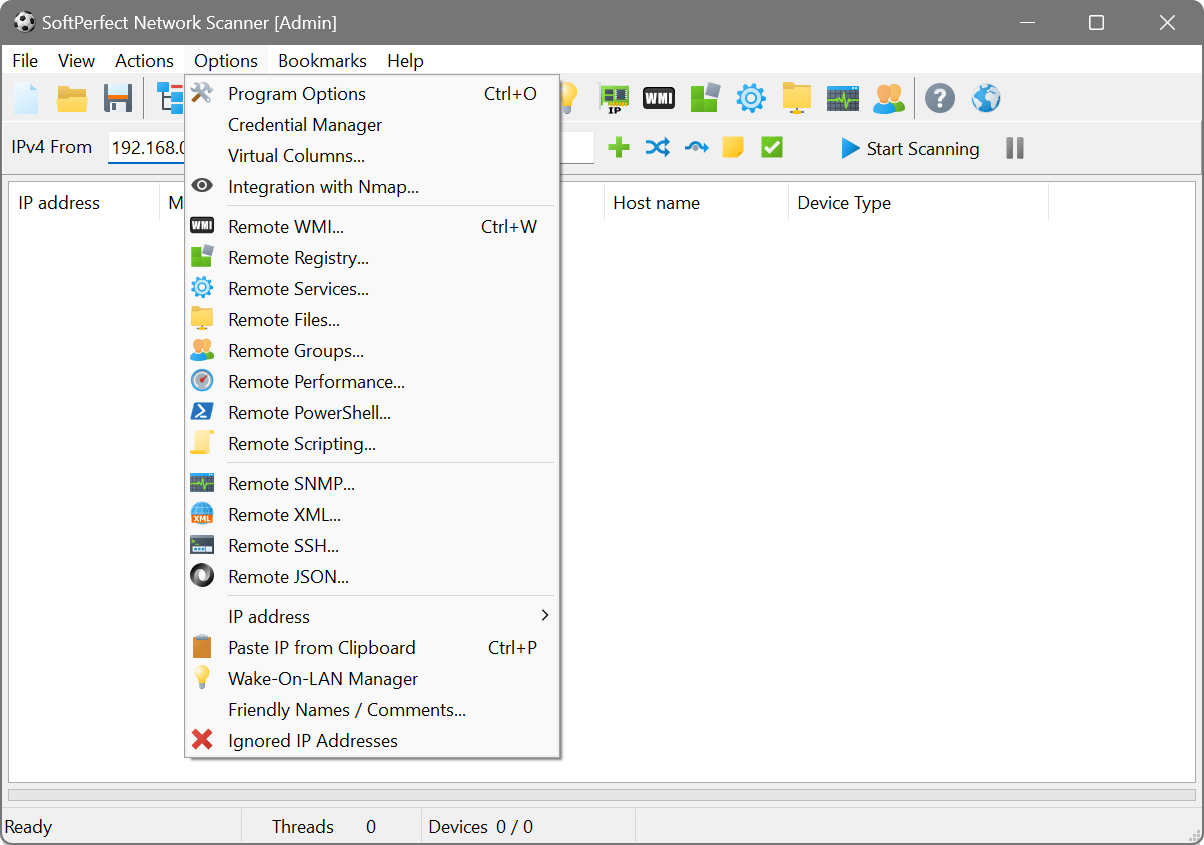 SoftPerfect Network Scanner 8.1.8 instal