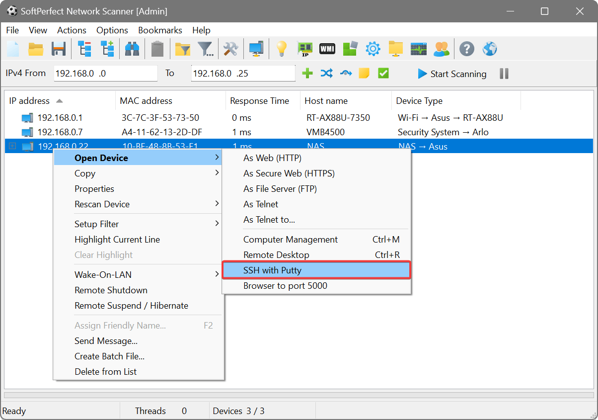 SoftPerfect Network Scanner 8.1.8 downloading